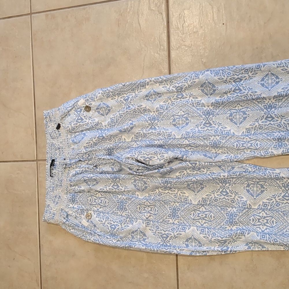 Rewash Wide Leg Elastic Waist Pants Size Large - Picture 2 of 5